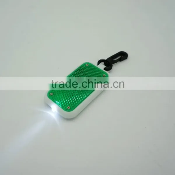 Wholesale Plastic Reflective Keychain Flash Light photo-2