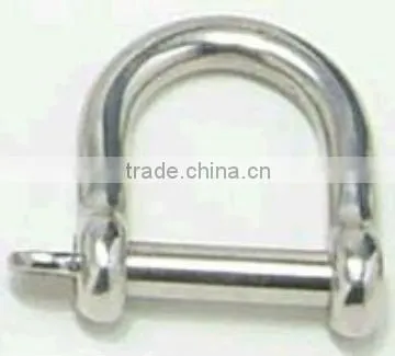 High quality D type aluminum chain shackle