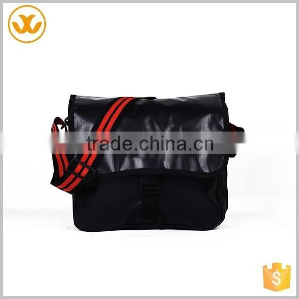 China supplier wholesales black oxford business cross single shoulder strap bag men