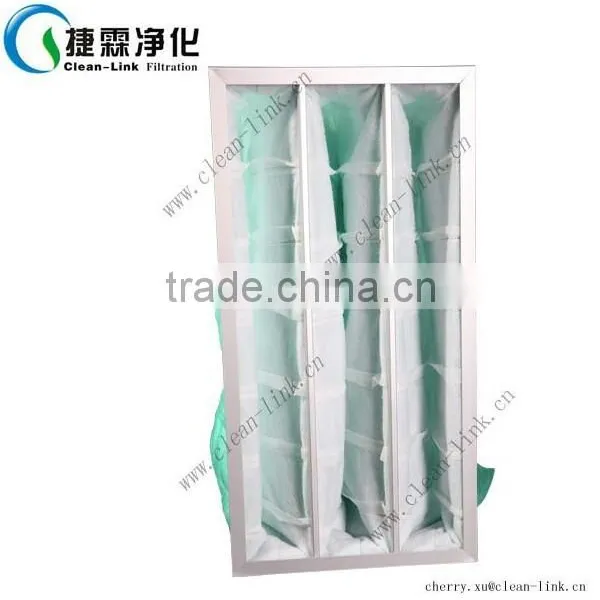 EU6/EU7/EU8 Static Electronic Fiber Pocket Filter With Large Dust Holding Capacity and High Permeability photo-3