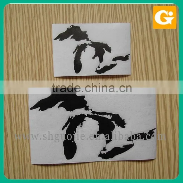Die Cut Big Lake Design Window Transparent Sticker