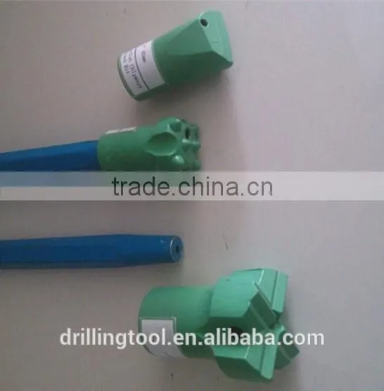 Chisel Bit Integral Drill Steels Taper Drill Rod Hex19 - H22 Length 400-8000mm photo-4