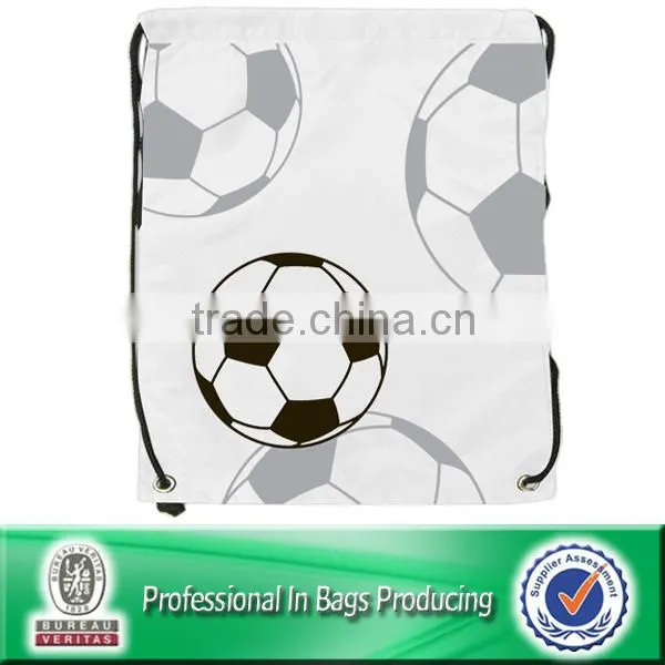 Small 210d Nylon Mesh Draw String Backpack Sport Sack photo-3