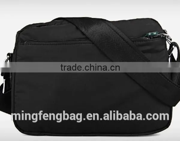 Costom Fashionable Nylon Oxford and Canvas Fabric Cross Strap Single Shoulder Messenger Bag for Men photo-4