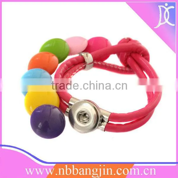 Fashion Vners,Red Button Bracelet
