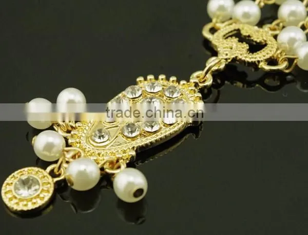 Women Fashion Vintage Gothic Luxury Rhinestone Head Chain Jewelry Headband Head Piece Hair Band photo-6