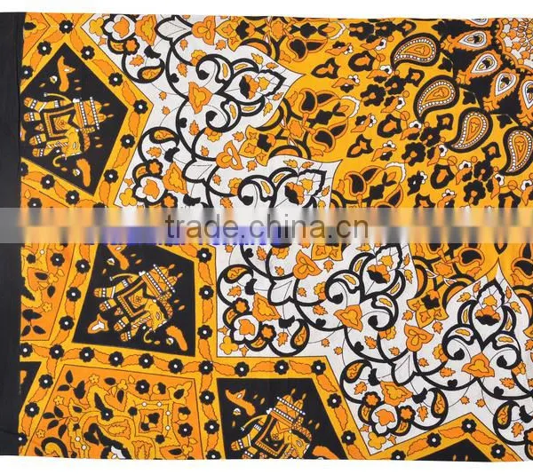 Indian Star Mandala Tapestry Cotton Mandala Bed Cover 100% Cotton Indian Bedspread, Bohemian Tapestry Wholesale Jaipur