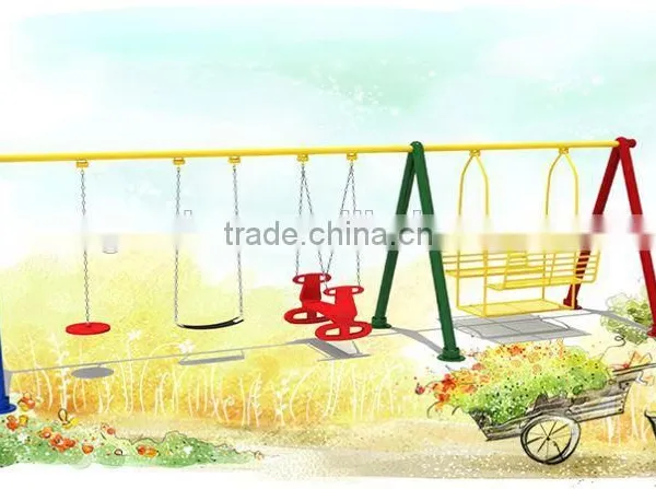 Children Kids Patio Swing With Canopy photo-5