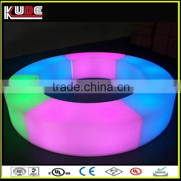 Popular Stylish LED Plastic Snake Bench Chair & Garden Furniture photo-6