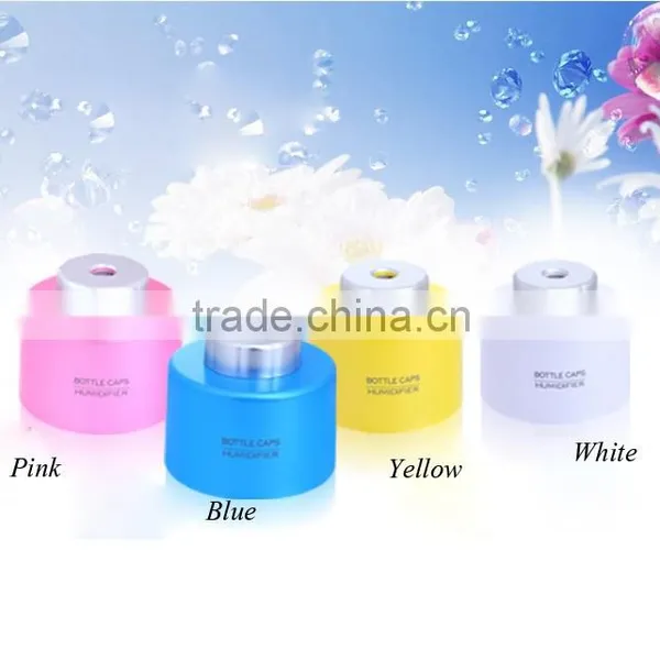 Factory Direct 5V USB Ultrasonic Bottle Caps Air Purifier / Air Cleaner /air Freshener /for Best Promotion Gift photo-3