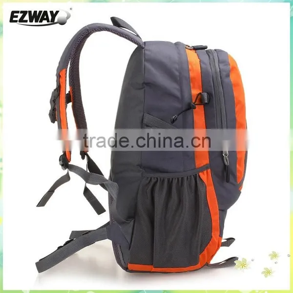 2015 Hot Sale Fashion Design Orange Color Hiking and Camping Packback Bag for Sale photo-4