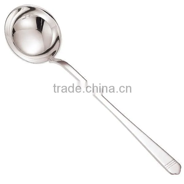 Serving Spoons Soup Ladle Stainless Steel Ladle Kitchen Spoon Spoon Design Round Soup Spoons photo-3