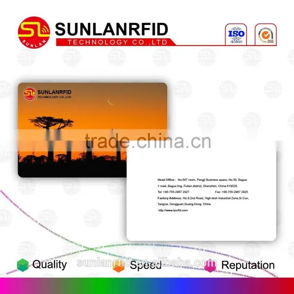 Silkscreen Printing RFID Smart Clamshell Low Cost Card Customized Color photo-6