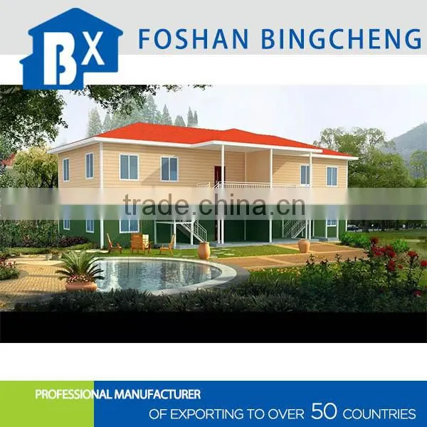 Strong Anti-knock Waterproof Colorful Prefab Villas photo-2