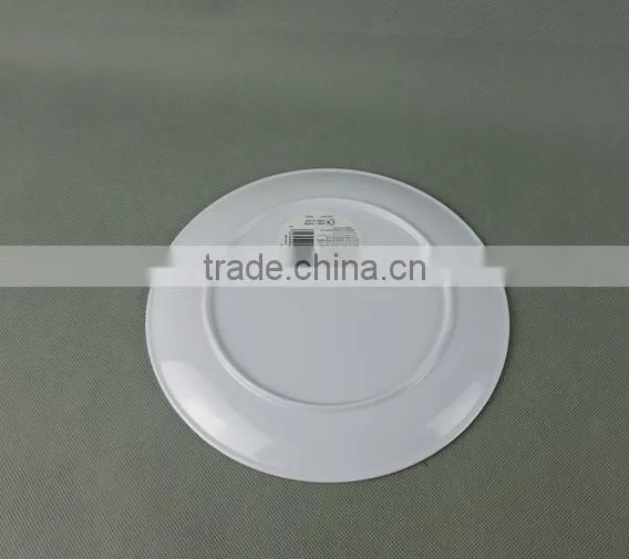Rhombus Black and White Melamine Plate photo-4