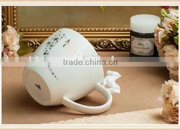 Ceramic New Year Mug in Horse Design Handle Mug photo-2
