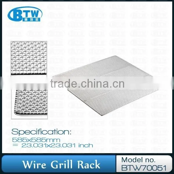 Durable IronWire Fine Mesh BBQ Grill / Stainless Steel Grill Rack