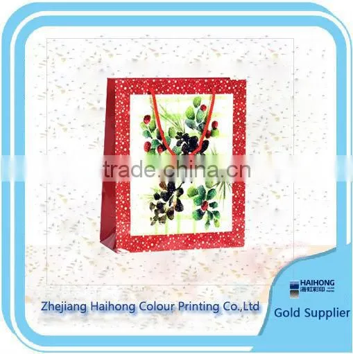 OEM Gift Paper Bag With Full Colors Lower Price High Quality