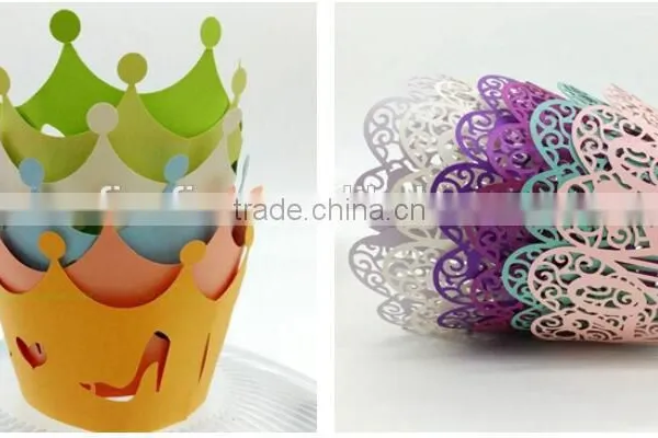 Free Sample Hot Sale Laser Cut Paper Cupcake Box photo-2