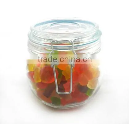 Food Grade Glass Airtight Jars With Clamp Lid photo-2