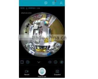 WiFi Fisheye Cloud Smart Fisheye Wifi Bulb Camera photo-5