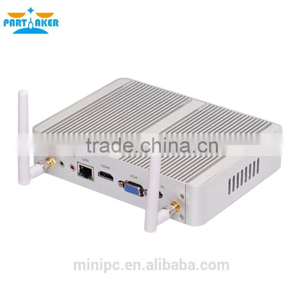 Partaker B4 Cheapest i3 Broadwell Fanlesscomputer Win10 Barebone Computer i3 4005U 4K Mini pc photo-5