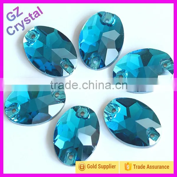 Dress Decoration Flat Back Crystal Rhinestone Sew On photo-4
