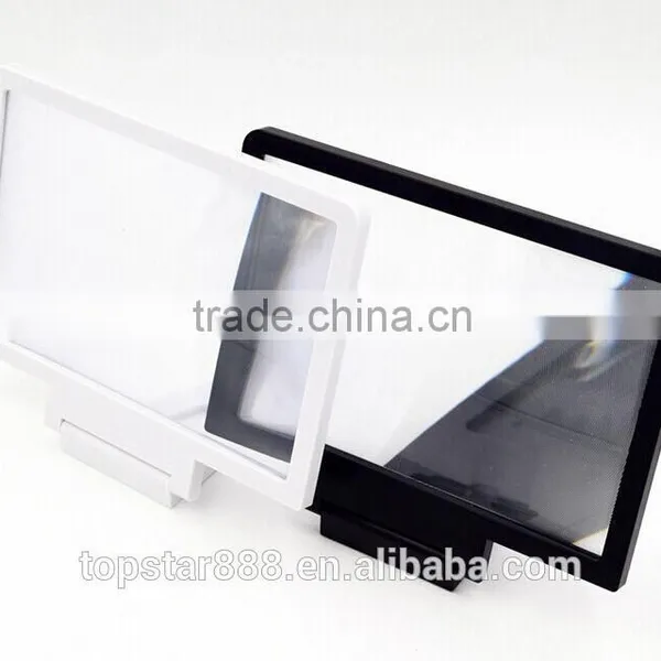 2015 New Arrived Universal Foldable 3D Mobile Phone Screen Magnifier, Mobile Phone Magnifier With Stand photo-2