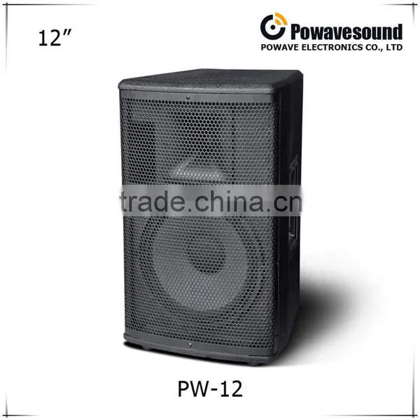 PW-12 Powavesound PW Series Portable Sound System Professional Speaker Wood