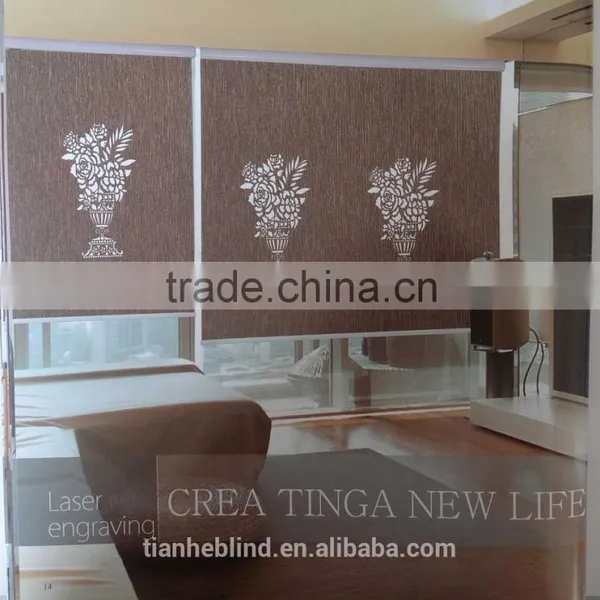 Unique Hollowout Blilnds, New Technology Hollowout Roller Blinds photo-3