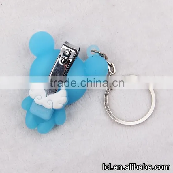 Bear Shaped Rubber Keychains Wholesale, Cheap Keychains in Bulk photo-6