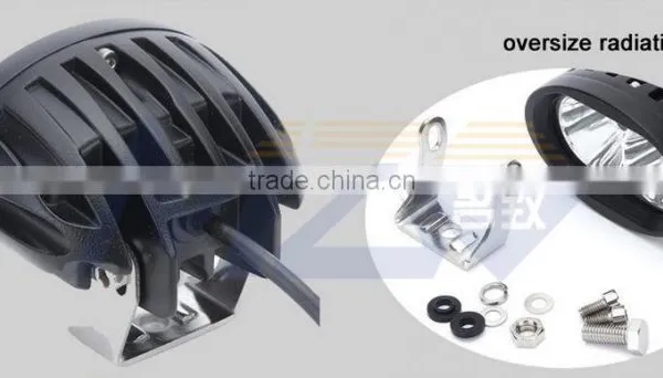 MZ LED Headlights 20W CRE E Blue LED Work Lights Die Cast Housing off Road Lamp Motorbike Car Lights IP67 RoHS CE China Factory photo-3