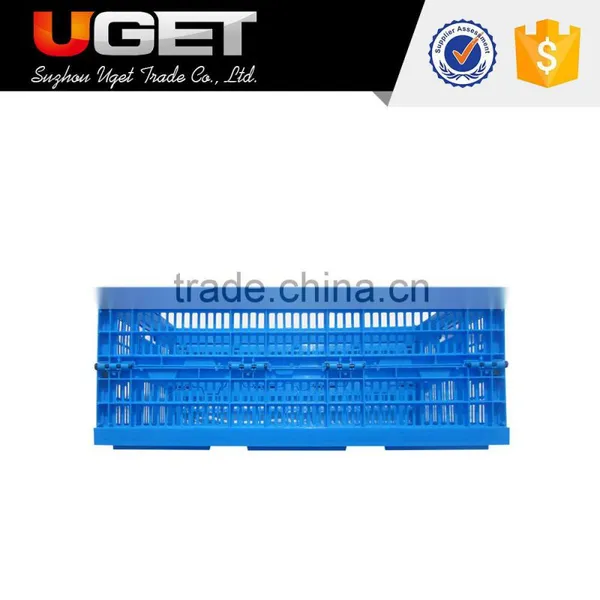 Eco-Friendly Recyclable Stackable Vented Folding Plastic Crate photo-2