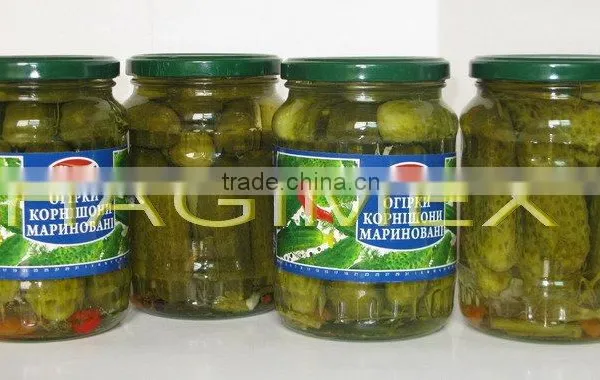 Best Selling Vietnam Pickled Cucumbers in Jar, Gherkins 6-9cm 1500ml photo-2