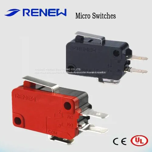 RV-161-1C25 Short Hinge Lever Type 16a 250v Micro Switch
