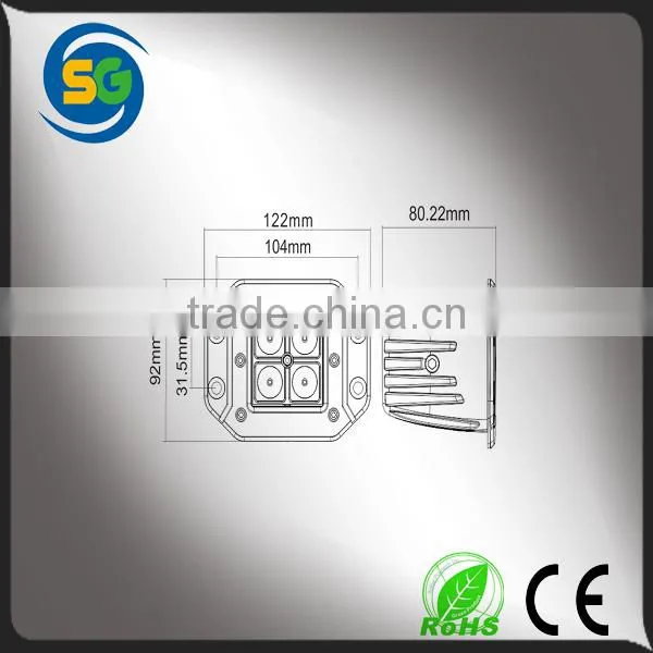 Popular! 16w LED Work Lamp IP67,CE,ROHS High Quality Led Truck Work Lights photo-4