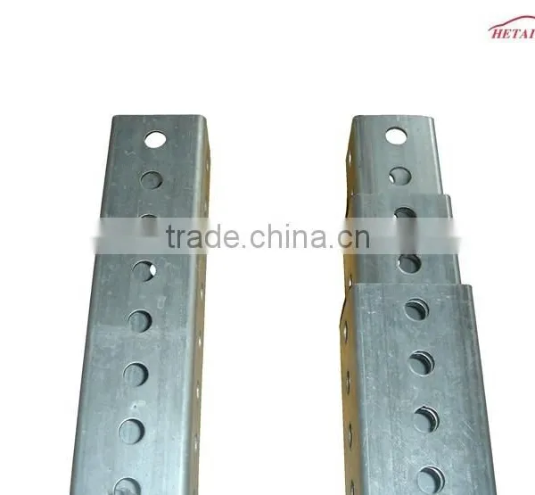 Galvanized Square Steel Road Sign Post With Holes photo-3