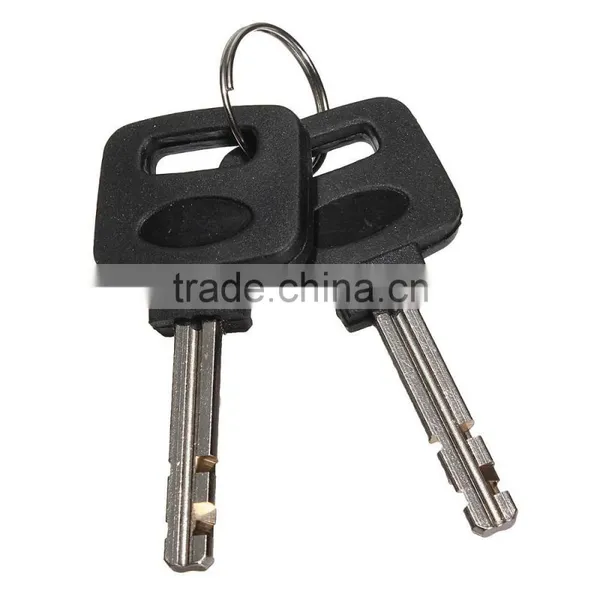 Orange 6mm Security Motorcycle Motorbike Sturdy Wheel Disc Brake Lock Safety Alarm / Key photo-6