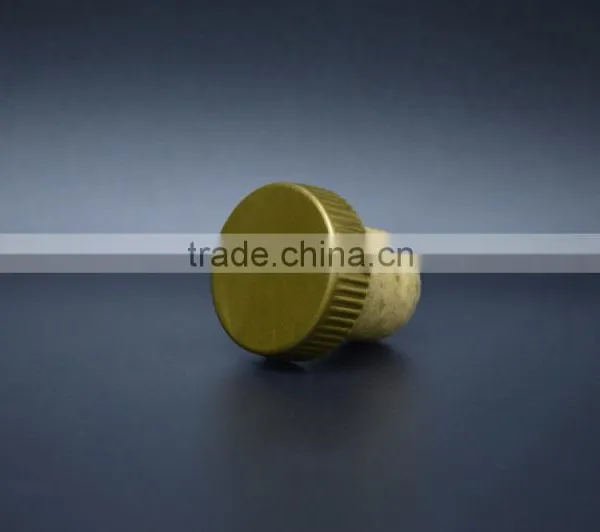 Plastic Top Wood Cork for Glass Wine Bottle Stopper photo-3