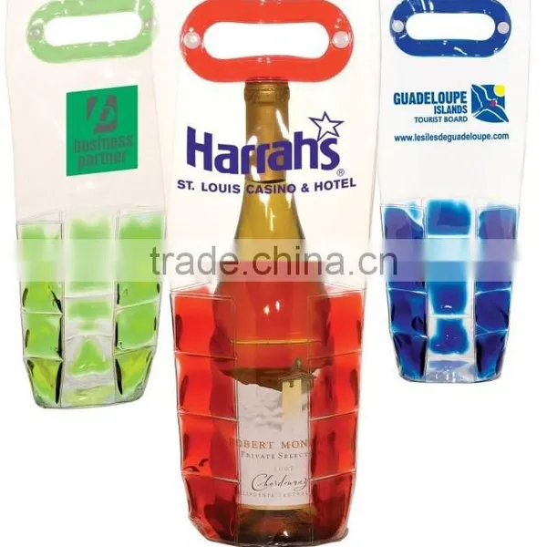 Good Price Wine Chiller Bag,pvc Ice Cooler Bag for Wine Bottle photo-3