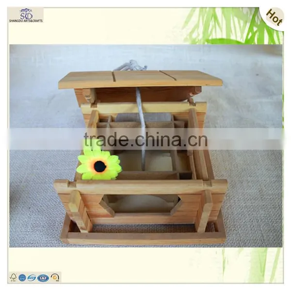 Solid String Hanging Craft Bird House Carrier Cage photo-5