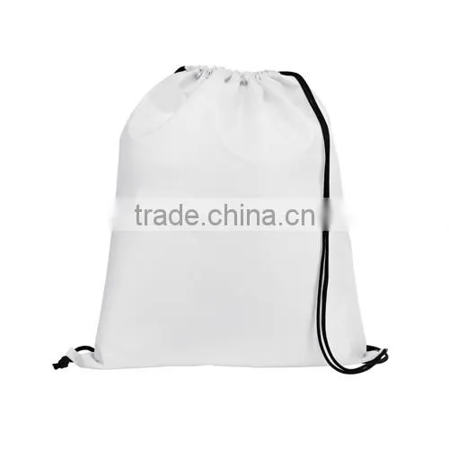 Cheap Promotion 210D Polyester Drawstring Backpack Bag photo-4