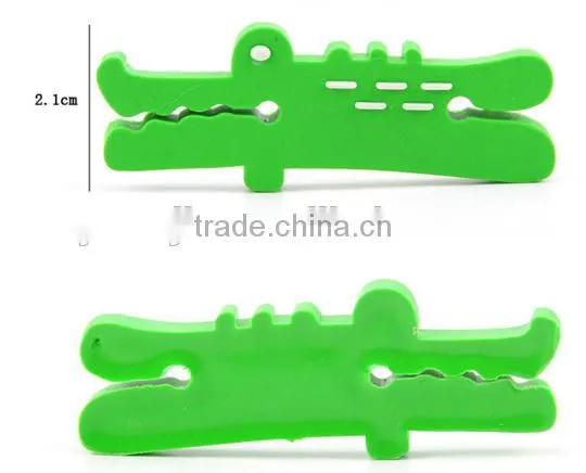 Wholesale Stock Small Order Plastic Crocodile Earphone Cable Winders photo-2