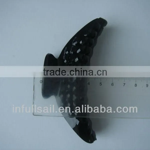Fashion Black Plastic Hair Claw Clip photo-2