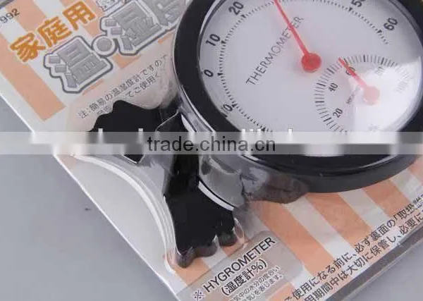 Double Scale Circular Plastic THERMOMETER photo-4