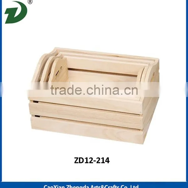 Wooden Crate Storage Box photo-4