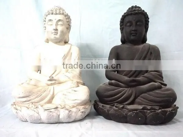 Decor Fiberglass Clay Buddha Statues for Sale photo-2