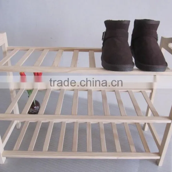 Modern Wooden Shoe Rack photo-3