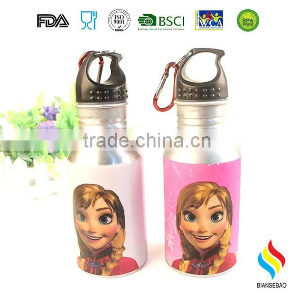 600ML Aluminum Sports Water Bottle With Straw photo-2