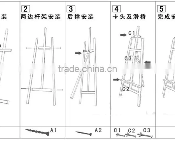 2016 Popular Wood Easel Drawing Stand photo-5